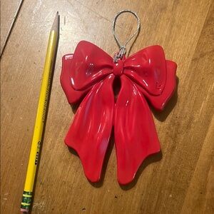 Red Bow Ornament